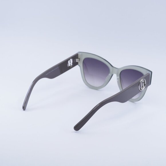 Marc Jacobs MARC 697/S 06CR 9O Sunglasses Sage Cat Eye Frame, Dark Grey Lenses - Picture 8 of 9